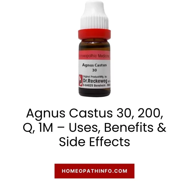 Agnus Castus 30, 200, Q, 1M – Uses, Benefits & Side Effects