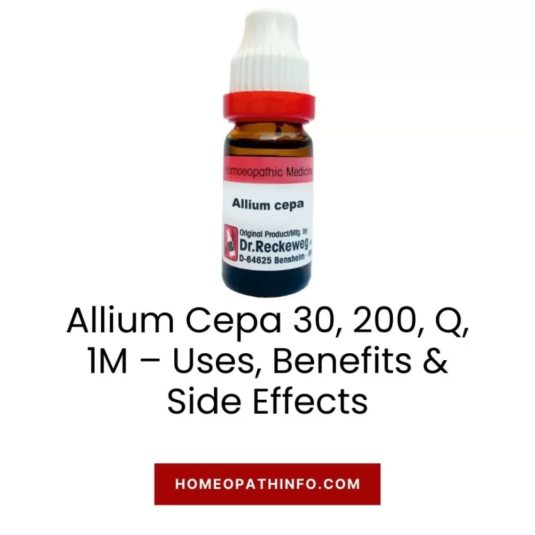 Allium Cepa 30, 200, Q, 1M – Uses, Benefits & Side Effects
