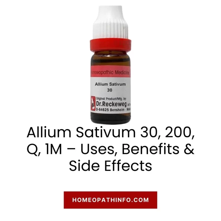 Allium Sativum 30, 200, Q, 1M – Uses, Benefits & Side Effects