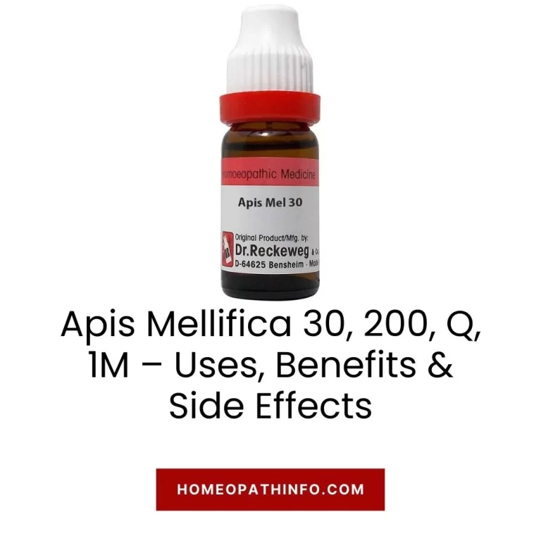 Apis Mellifica 30, 200, Q, 1M – Uses, Benefits & Side Effects
