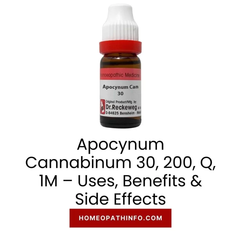 Apocynum Cannabinum 30, 200, Q, 1M – Uses, Benefits & Side Effects