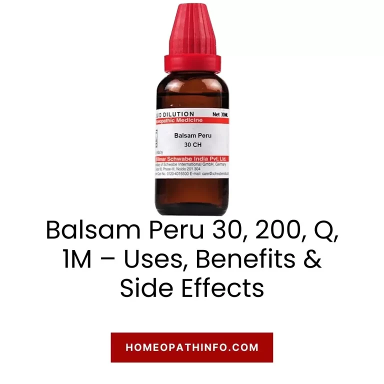 Balsam Peru 30, 200, Q, 1M – Uses, Benefits & Side Effects 9 Balsam Peru 30, 200, Q, 1M – Uses, Benefits & Side Effects