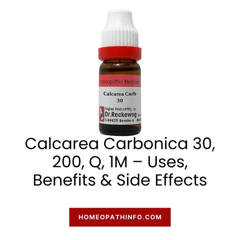 Calcarea Carbonica 30, 200, Q, 1M – Uses, Benefits & Side Effects