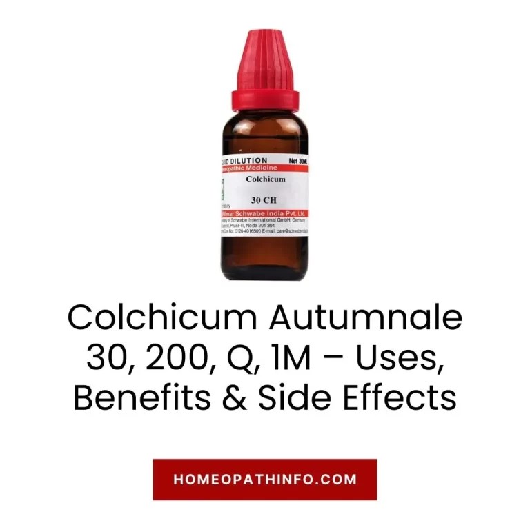 Colchicum Autumnale 30, 200, Q, 1M – Uses, Benefits & Side Effects 11 Colchicum Autumnale 30, 200, Q, 1M – Uses, Benefits & Side Effects