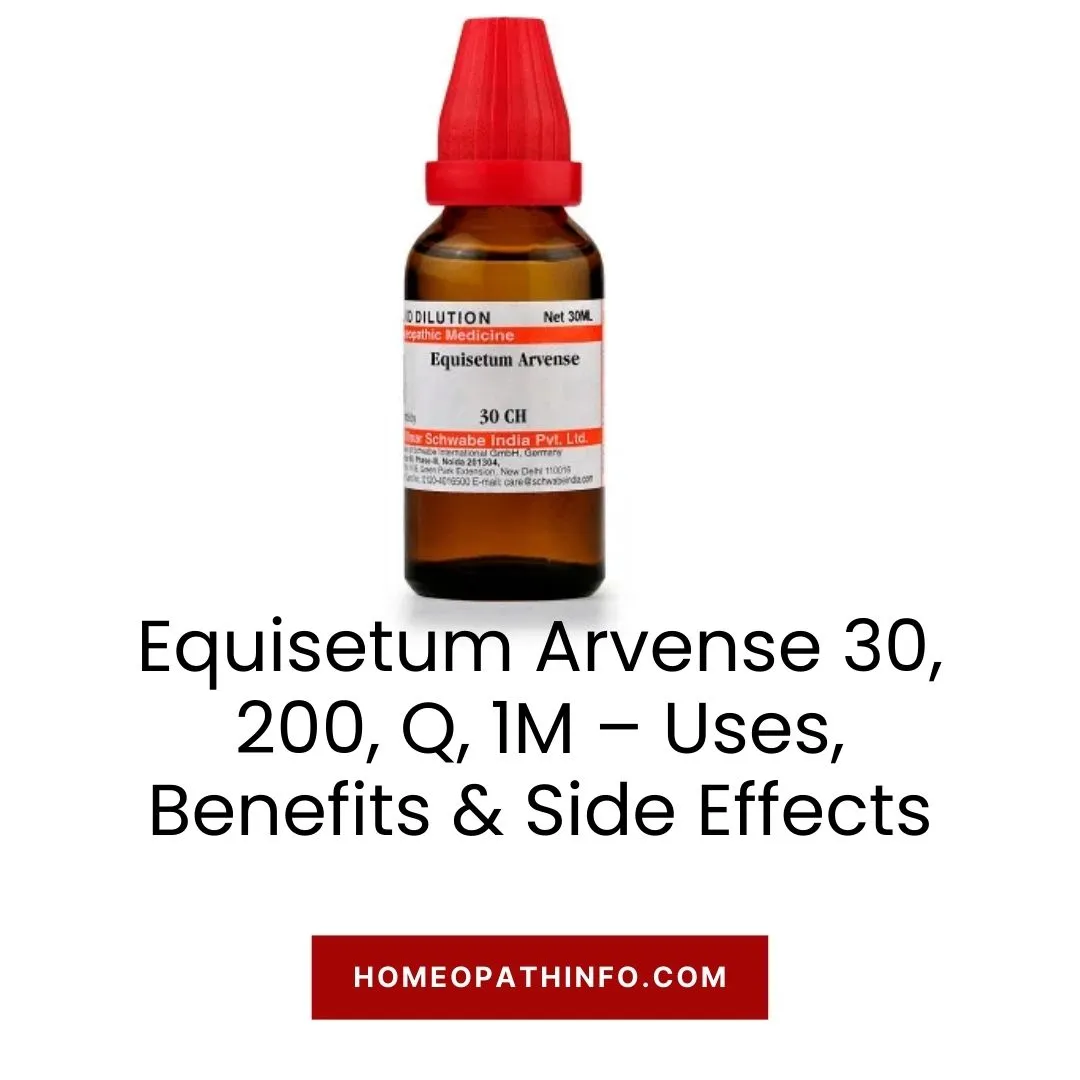 Equisetum Arvense 30, 200, Q, 1M – Uses, Benefits & Side Effects 1 Equisetum Arvense 30, 200, Q, 1M – Uses, Benefits & Side Effects