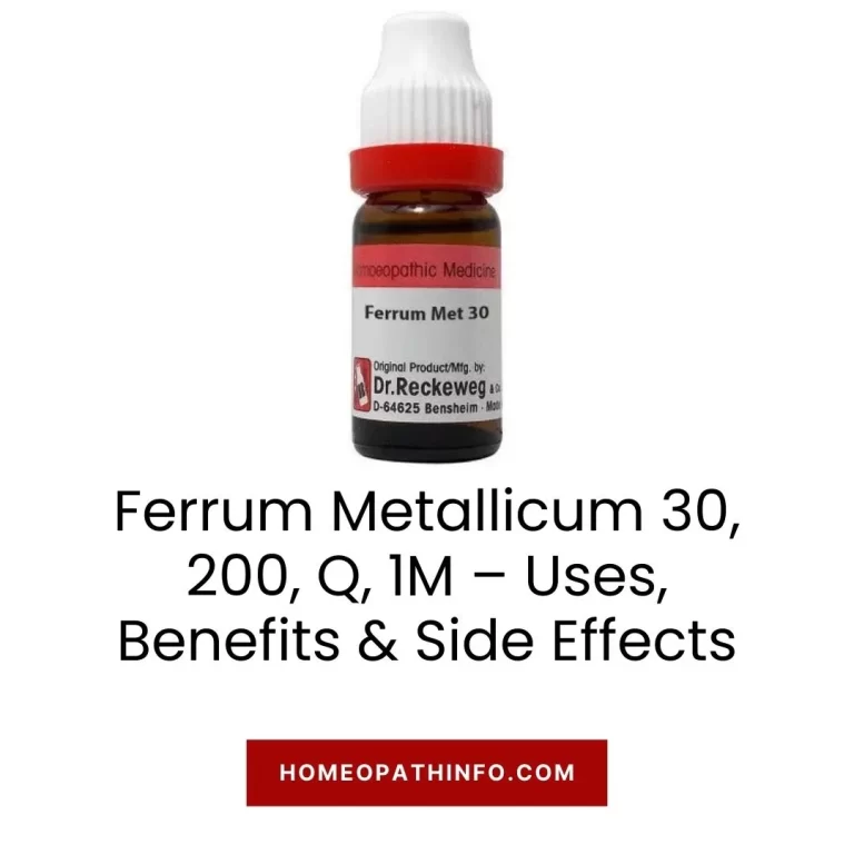Ferrum Metallicum 30, 200, Q, 1M – Uses, Benefits & Side Effects 13 Ferrum Metallicum 30, 200, Q, 1M – Uses, Benefits & Side Effects