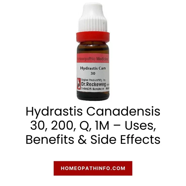 Hydrastis Canadensis 30, 200, Q, 1M – Uses, Benefits & Side Effects