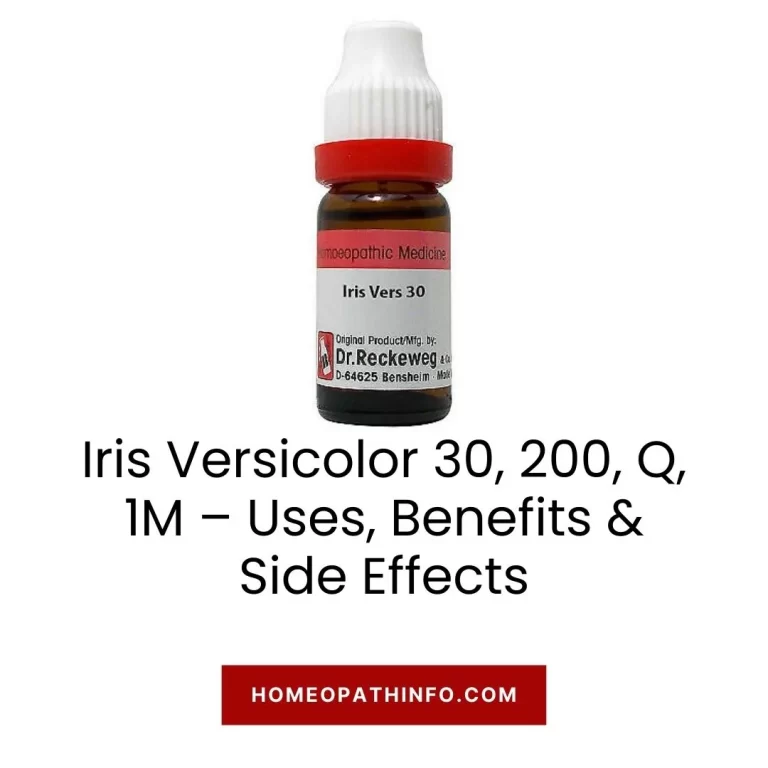 Iris Versicolor 30, 200, Q, 1M – Uses, Benefits & Side Effects