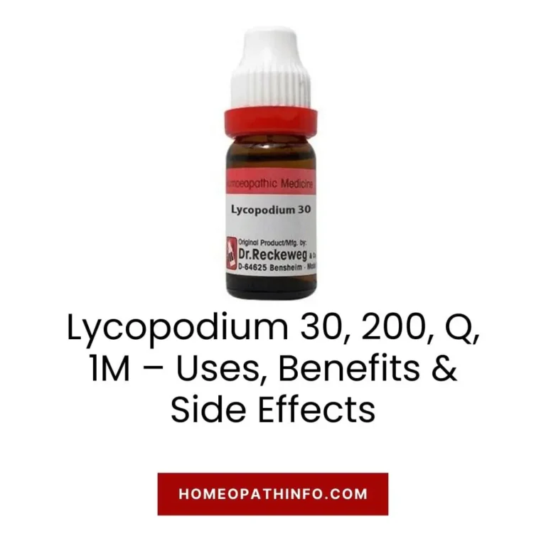 Lycopodium 30, 200, Q, 1M – Uses, Benefits & Side Effects