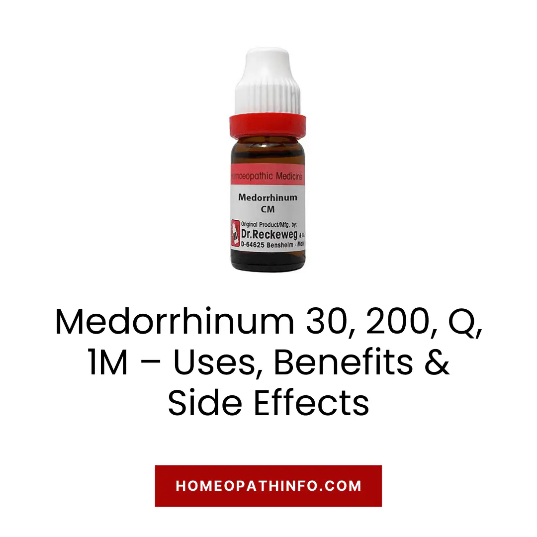 Medorrhinum 30 200 Q 1M – Uses Benefits Side Effects