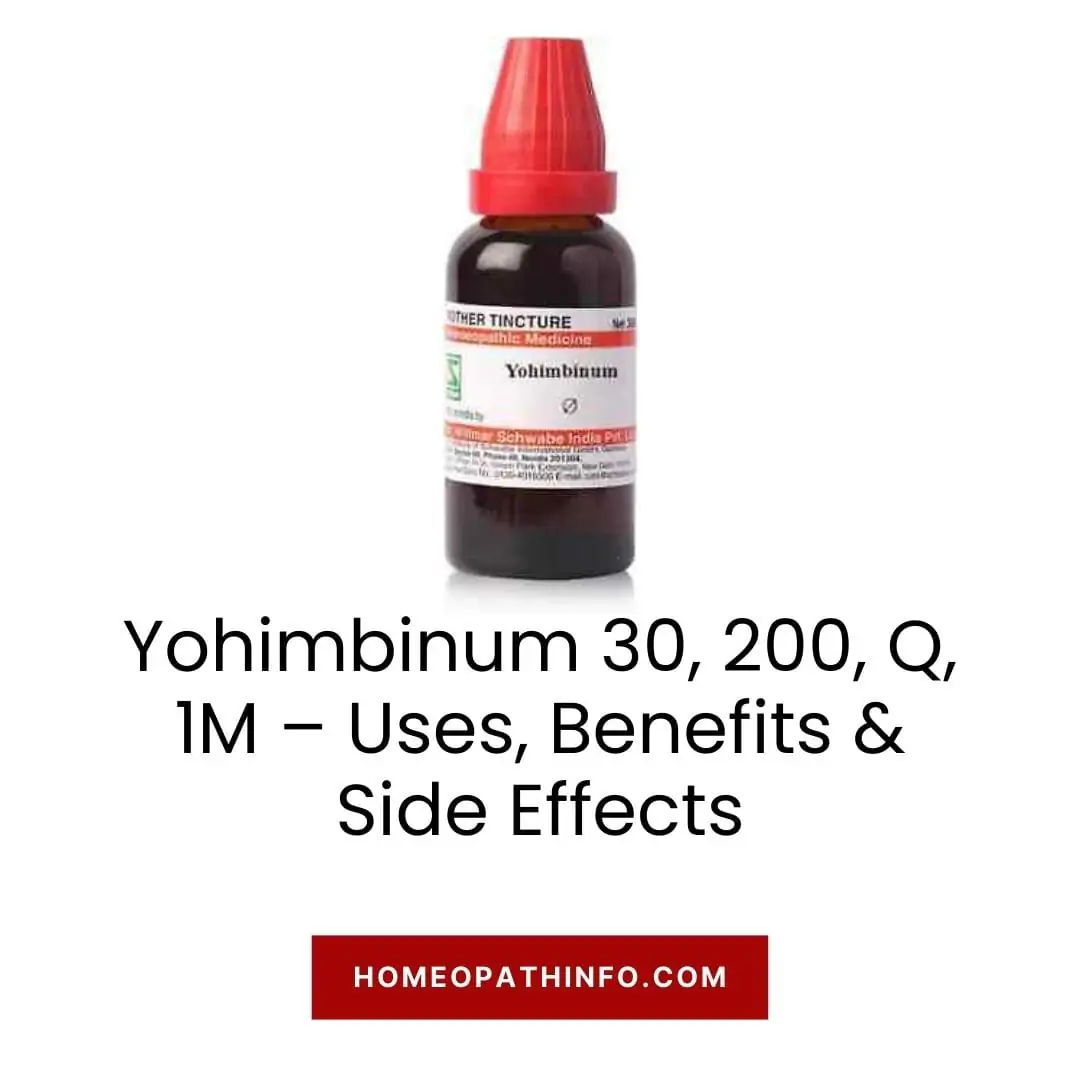 Yohimbinum 30 200 Q 1M – Uses Benefits Side Effects