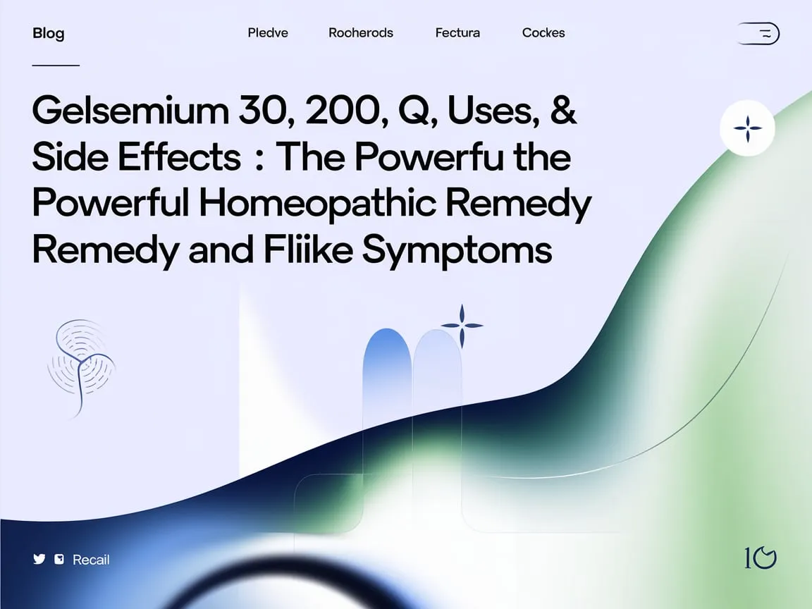 Gelsemium 30, 200, Q, 1M – Uses, Benefits & Side Effects: The Powerful Homeopathic Remedy for Anxiety and Flu-like Symptoms 2 5sbX DF4Q9SVTaMoK19mAg