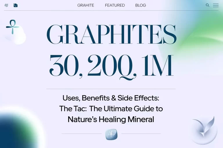 Graphites 30, 200, Q, 1M – Uses, Benefits & Side Effects: The Ultimate Guide to Nature's Healing Mineral 8 Graphites
