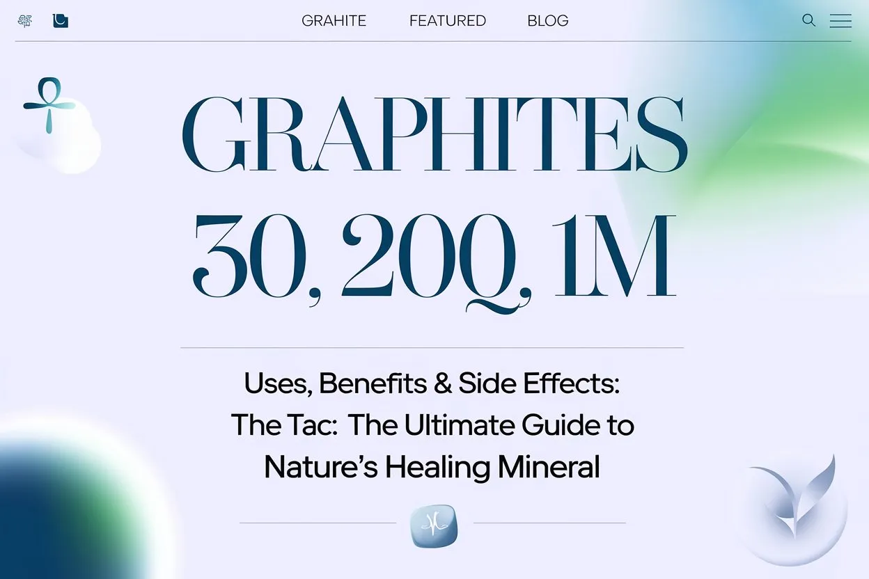 Graphites 30, 200, Q, 1M – Uses, Benefits & Side Effects: The Ultimate Guide to Nature's Healing Mineral 9 Graphites