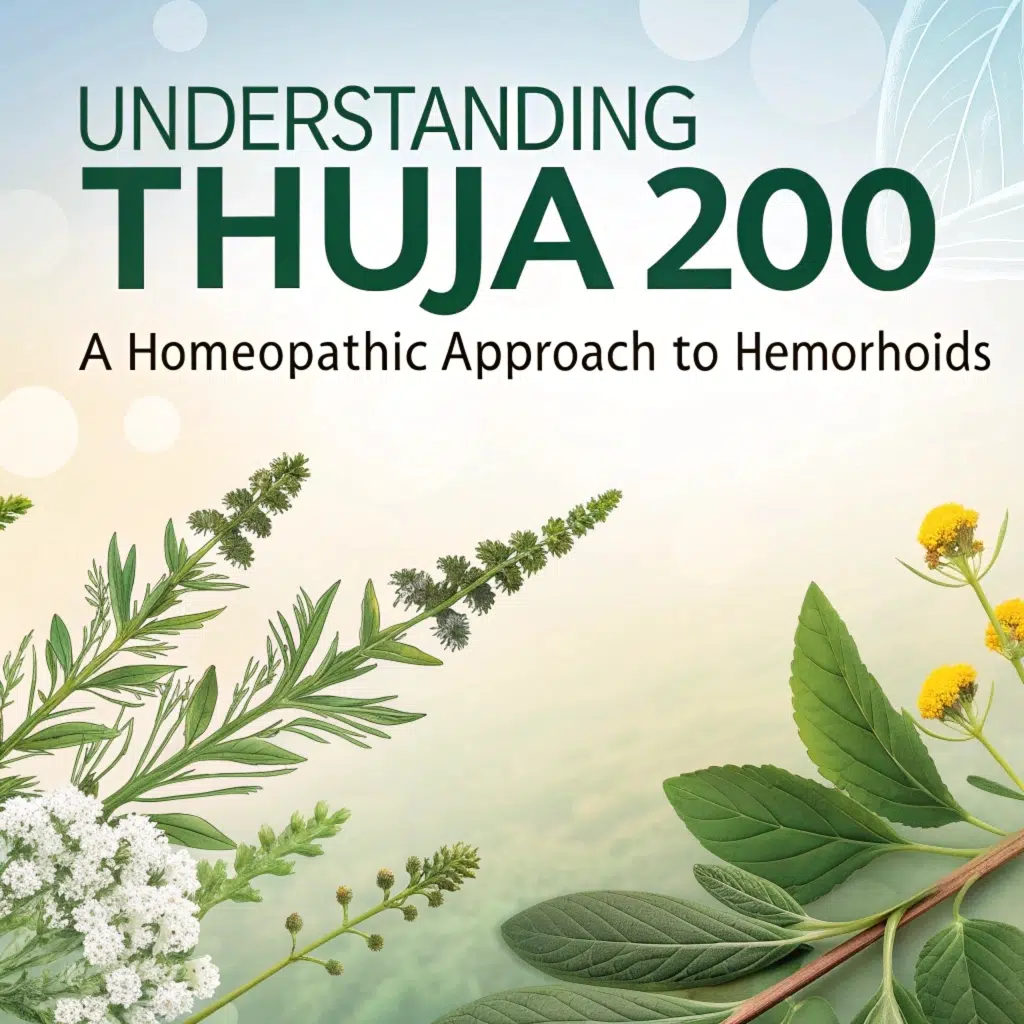 Understanding Thuja 200: A Homeopathic Approach to Hemorrhoids 2 understanding thuja 200 a homeopathic approach to