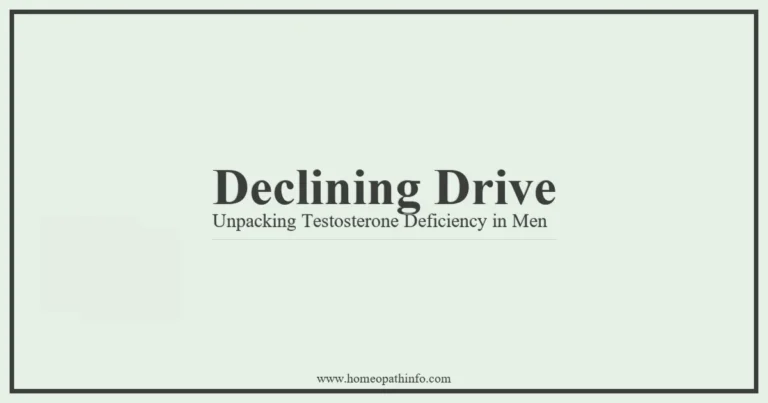 Declining Drive: Unpacking Testosterone Deficiency in Men 12 Declining Drive Unpacking Testosterone Deficiency in Men