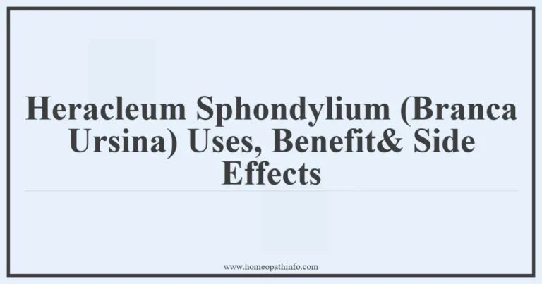 Heracleum Sphondylium (Branca Ursina) Uses, Benefits & Side Effects 7 Heracleum Sphondylium Branca Ursina Uses Benefit Side Effects