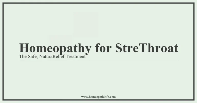 Homeopathy for Strep Throat: The Safe, Natural Relief Treatment 17 Homeopathy for StreThroat The Safe NaturaRelief Treatment