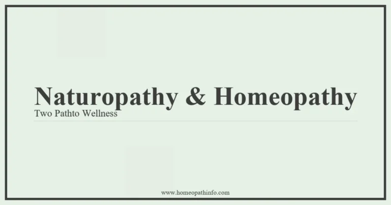 Naturopathy & Homeopathy: Two Paths to Wellness 7 Naturopathy Homeopathy Two Pathto Wellness