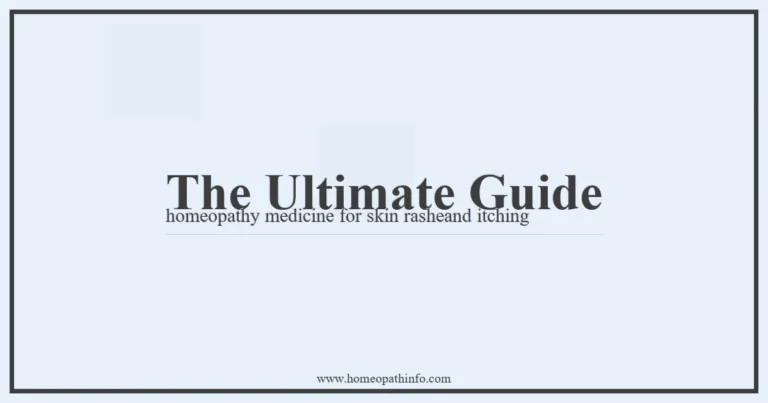 The Ultimate Guide: homeopathy medicine for skin rashes and itching 22 The Ultimate Guide homeopathy medicine for skin rasheand itching
