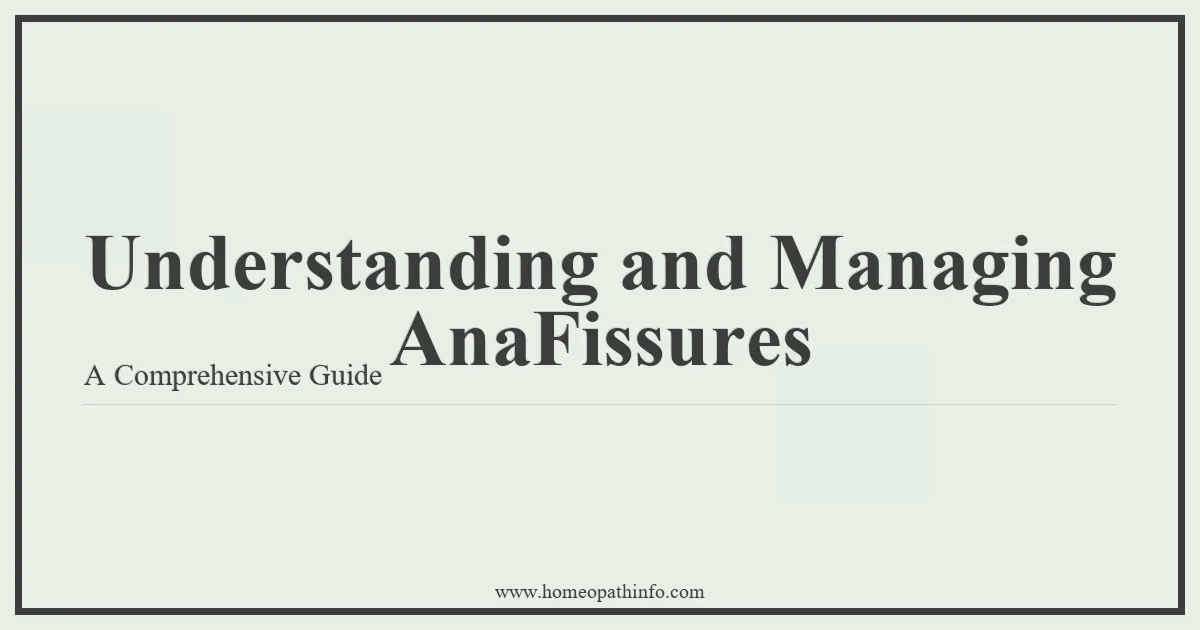Understanding and Managing Scabies: A Comprehensive Guide 1 Understanding and Managing AnaFissures A Comprehensive Guide