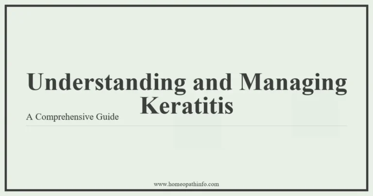 Understanding and Managing Mastitis: A Comprehensive Guide 10 Understanding and Managing Keratitis A Comprehensive Guide