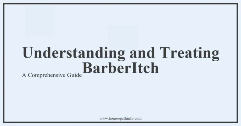 Understanding and Treating Ringworm: A Comprehensive Guide 10 Understanding and Treating BarberItch A Comprehensive Guide