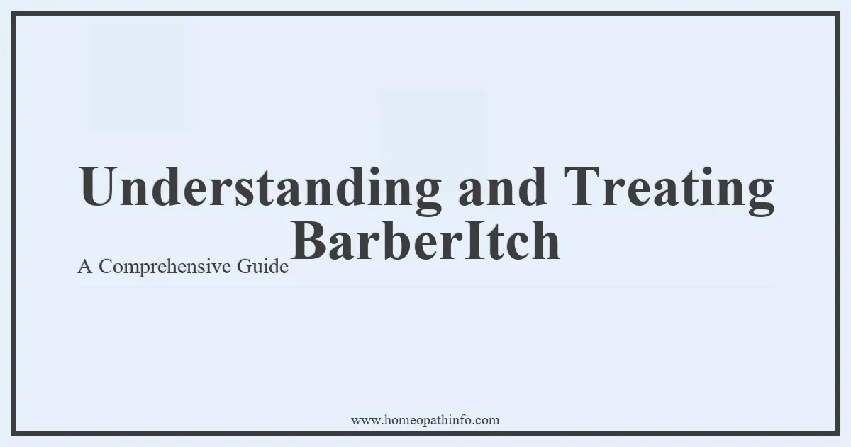 Understanding and Treating Ringworm: A Comprehensive Guide 1 Understanding and Treating BarberItch A Comprehensive Guide