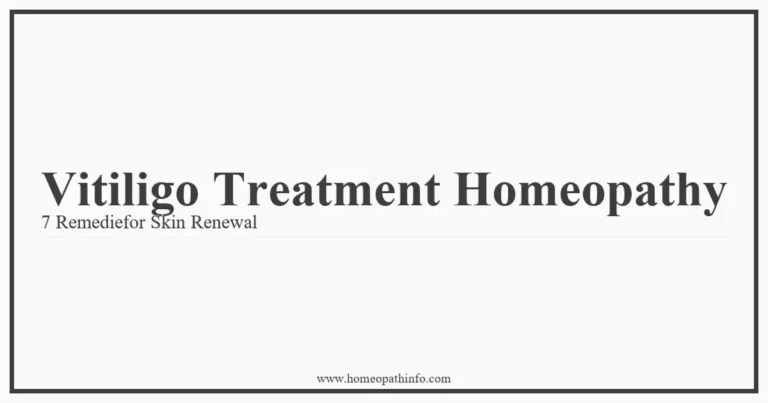 Vitiligo Treatment Homeopathy: 7 Remedies for Skin Renewal 16 Vitiligo Treatment Homeopathy 7 Remediefor Skin Renewal