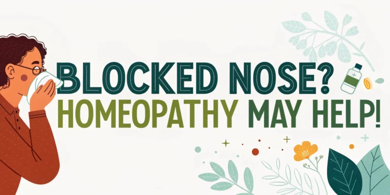 blocked nose homeopathy may help