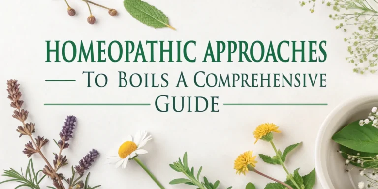 Homeopathic Approaches to Boils: A Comprehensive Guide 10 homeopathic approaches to boils a comprehensive g