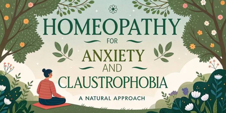 homeopathy for anxiety and claustrophobia a natur
