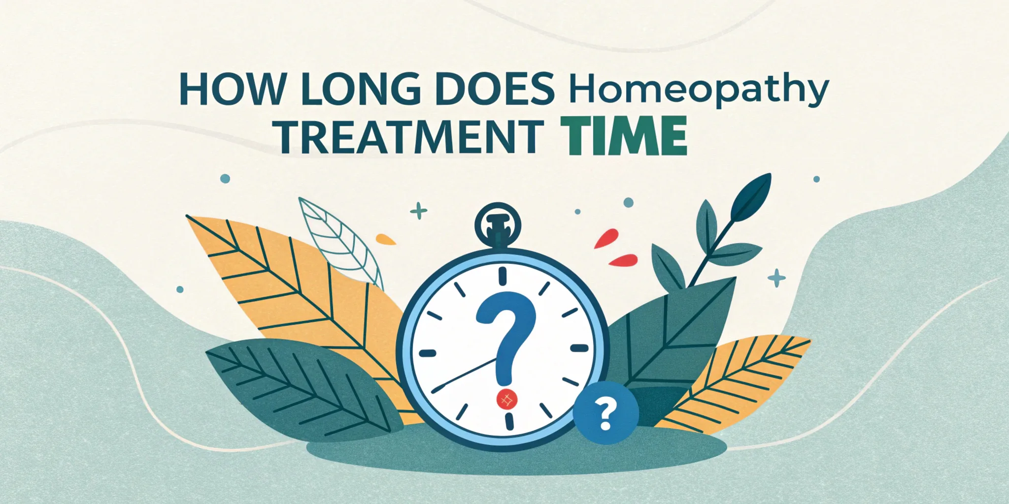 homeopathy treatment time how long does it take