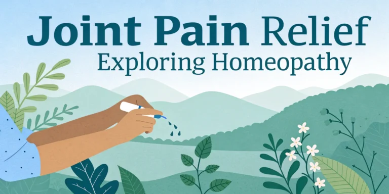 joint pain relief exploring homeopathy