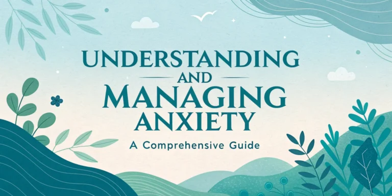 understanding and managing anxiety a comprehensiv