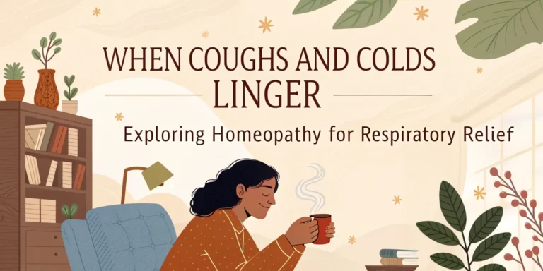 when coughs and colds linger exploring homeopathy