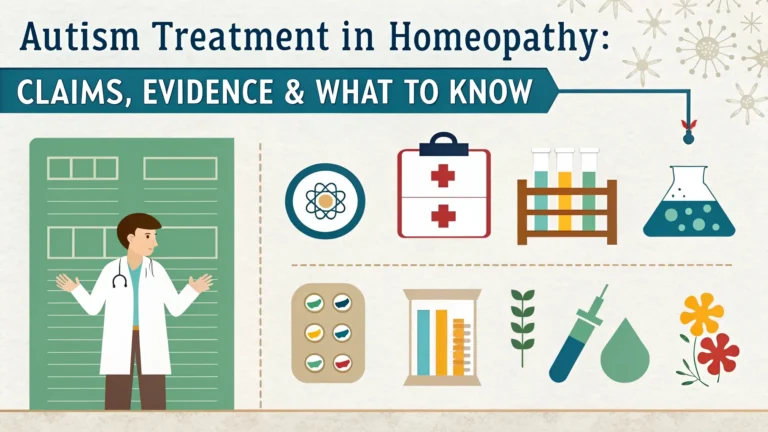 autism treatment in homeopathy claims evidence