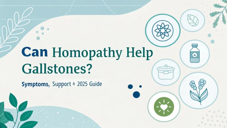 can homeopathy help gallstones symptoms support