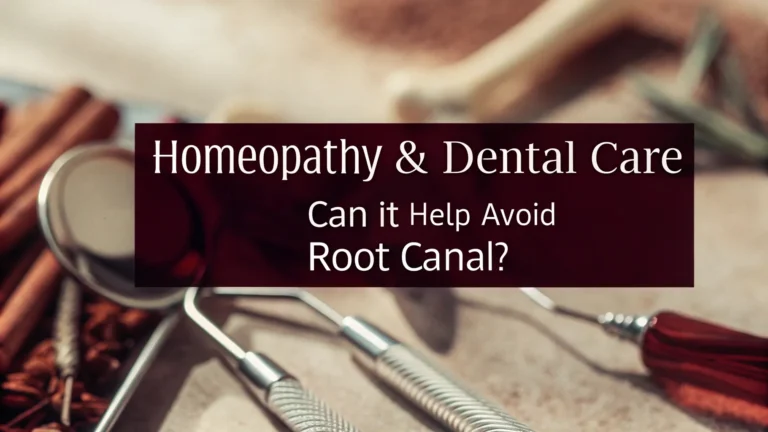 homeopathy dental care can it help avoid root c