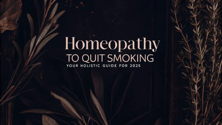 homeopathy to quit smoking your holistic guide fo