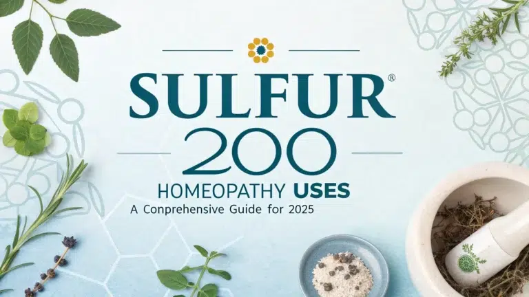 sulfur 200 homeopathy uses a comprehensive guide