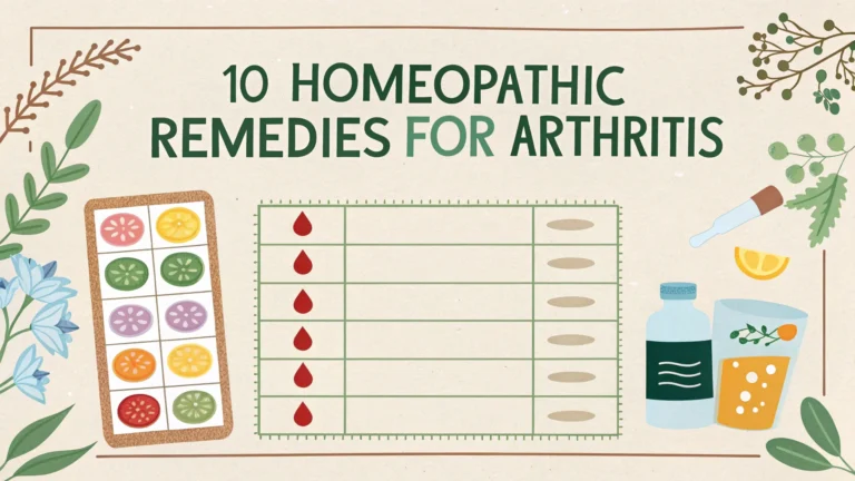 Your 2026 Guide: 10 Homeopathic Remedies for Arthritis 7 10 homeopathic remedies for arthritis