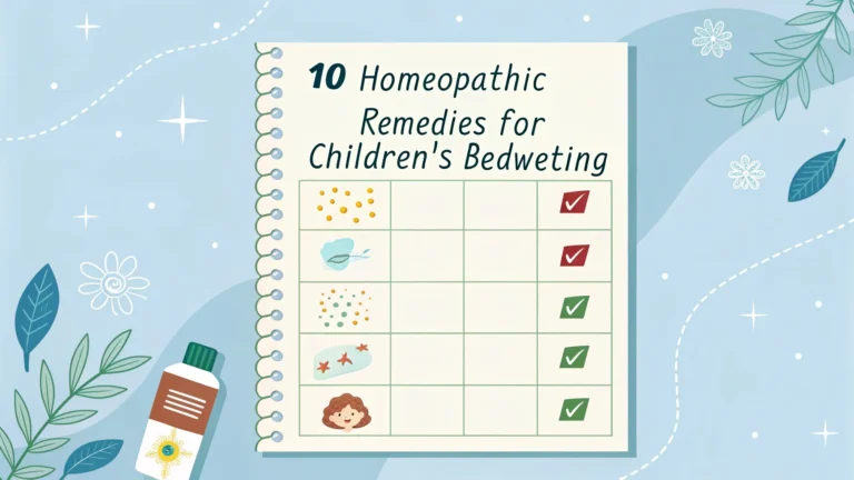 10 Homeopathic Remedies for Children's Bedwetting 8 10 homeopathic remedies for children s bedwetting (1)