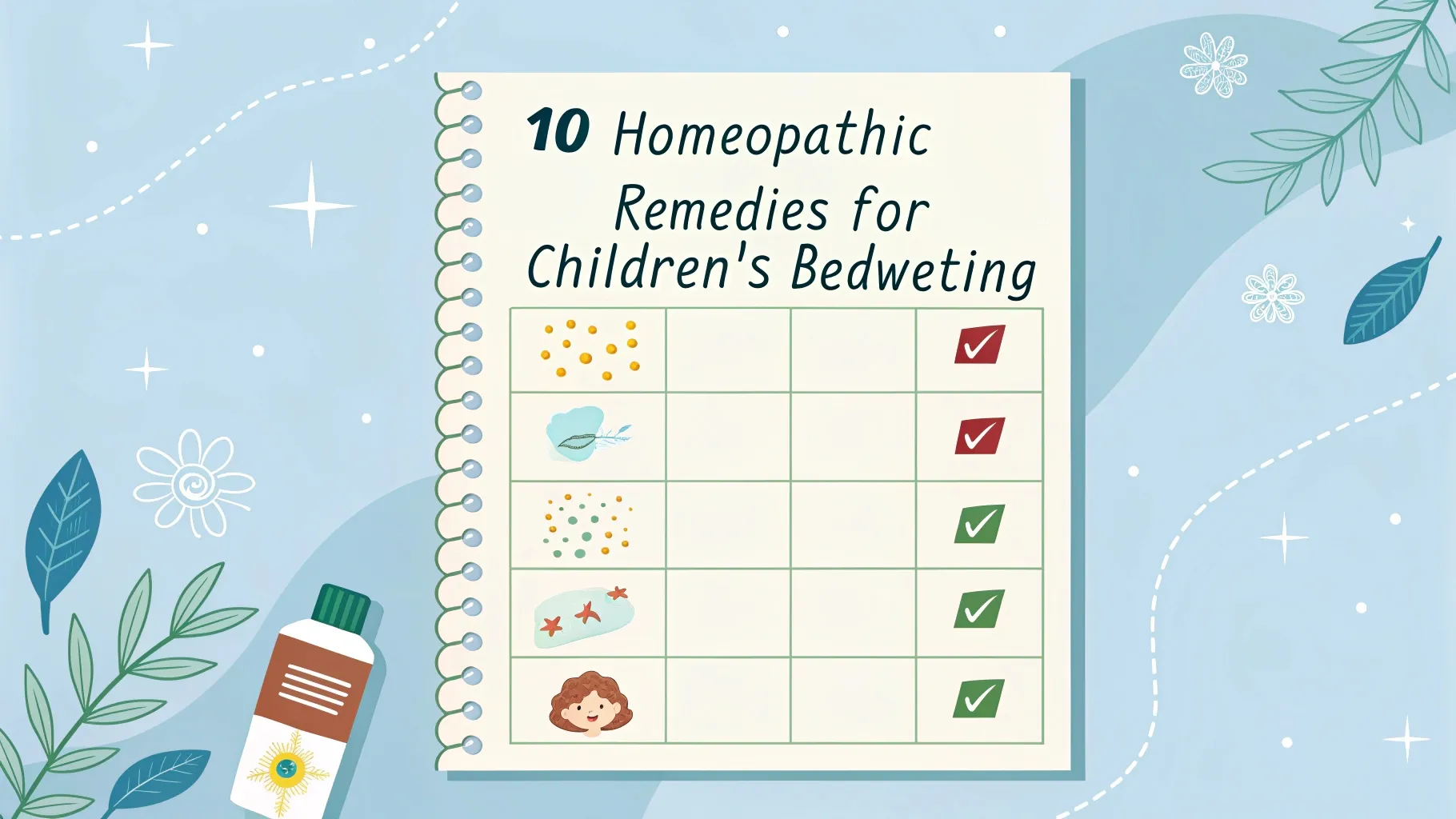10 Homeopathic Remedies for Children's Bedwetting 3 10 homeopathic remedies for children s bedwetting (1)