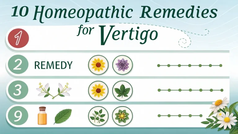 10 homeopathic remedies for vertigo